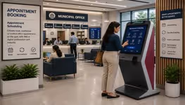 Citizen ID verification and grievance filing on E-Governance kiosk