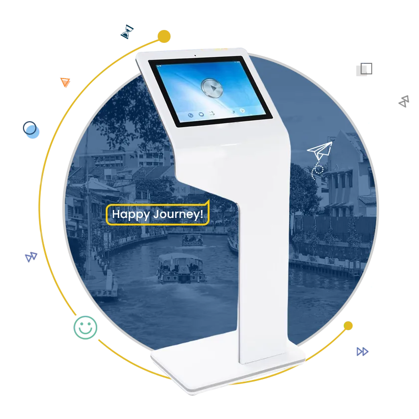 XIPHIAS Tourism Touch Screen Kiosk for smart visitor information and travel guidance
