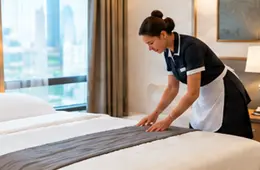 Hotel management software running front office and guest services.