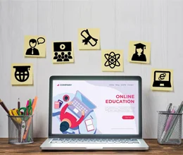 Online examination management dashboard tracking results in real time.