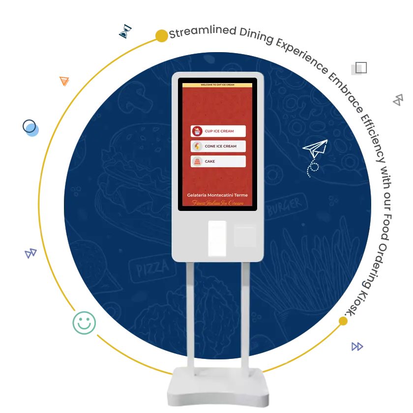 Food Ordering Touch Screen Kiosk