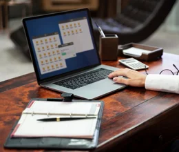 HR and payroll management dashboard showing automated salary processing.