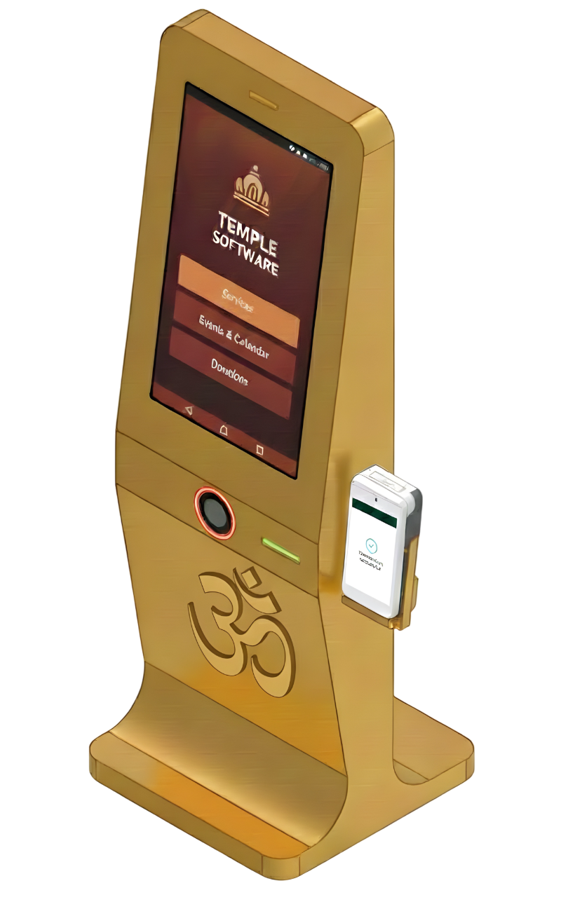 Digital Seva Touchscreen Kiosk for Temples