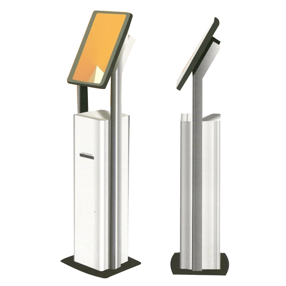 XIPHIAS visitor and vendor management kiosk with self-service check-in